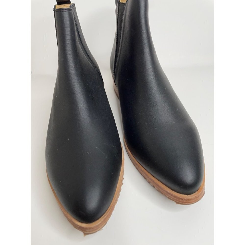 Anthropologie Nisolo Everyday Black Chelsea Boots Leather Size 8 NEW - Picture 4 of 7